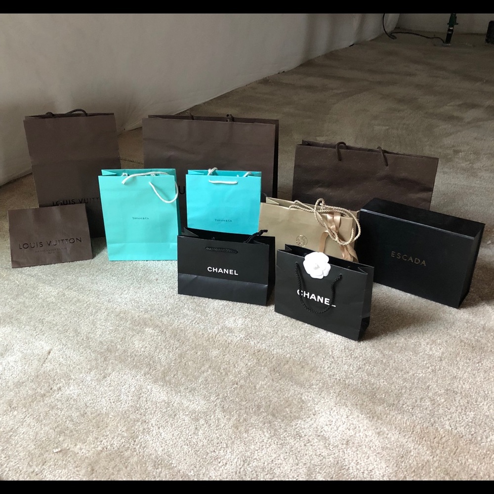 Set of designers bags